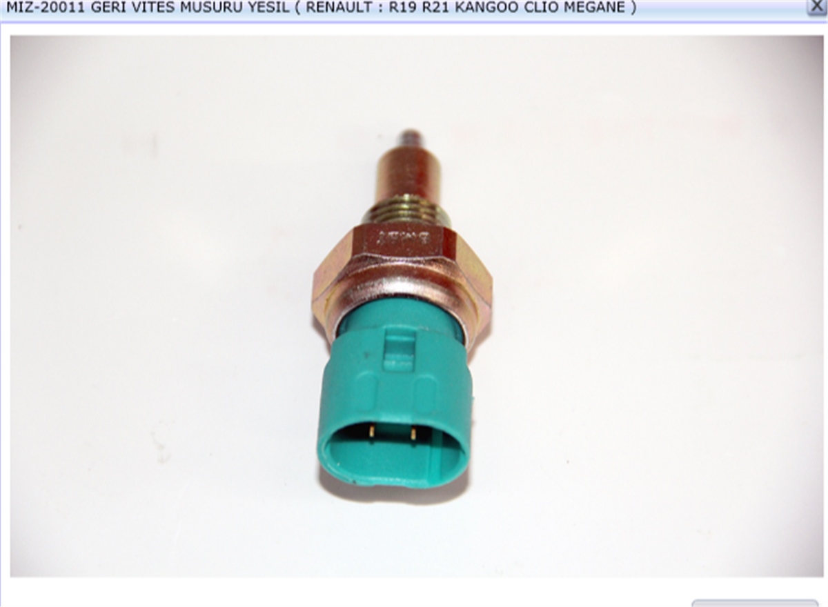 YEDEK PARÇAGERİ VİTES MÜŞÜRÜ YEŞİL R9/19/CLİO/MEGANE/KANGOGM*MIZ-20011