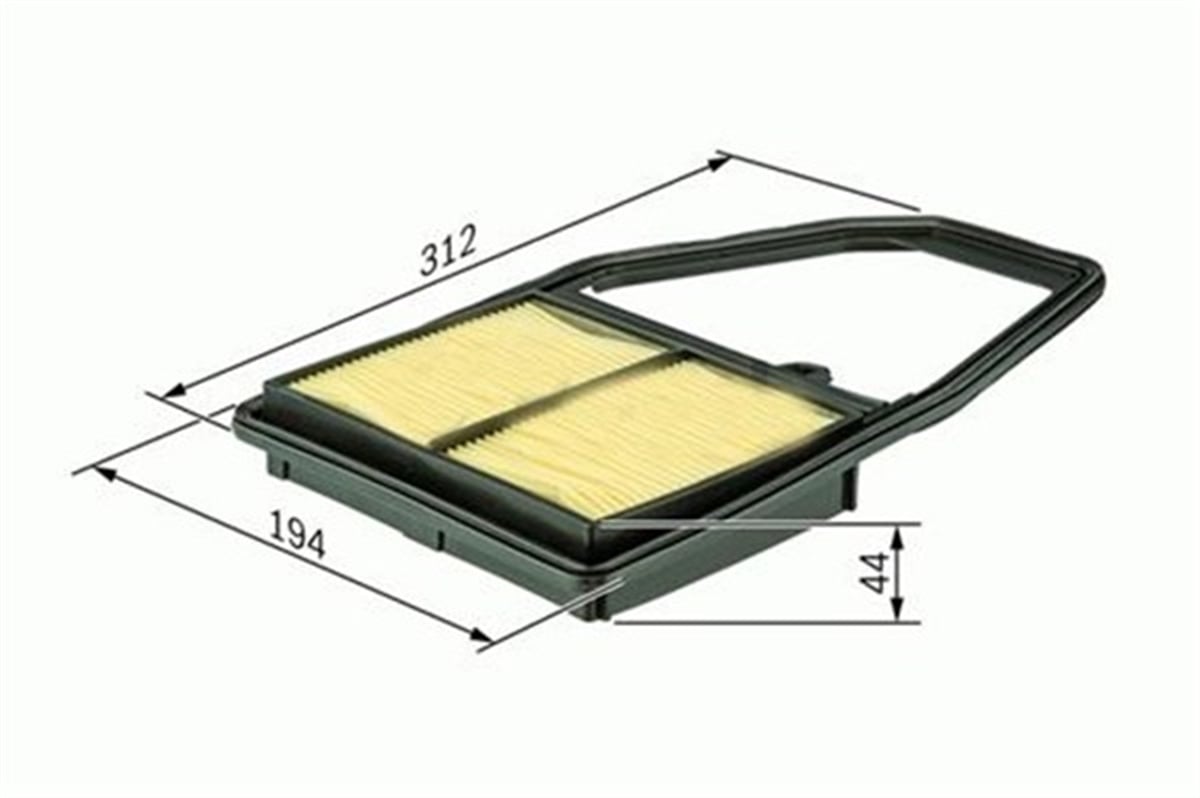 YEDEK PARÇAHAVA FİLTRESİ CIVIC VII 1.4-1.6-1.7 İE VTEC- 2.0 TYPE-R 01-05 TIRNAKLI SARDES SA2163SARDESSARDES SA2163
