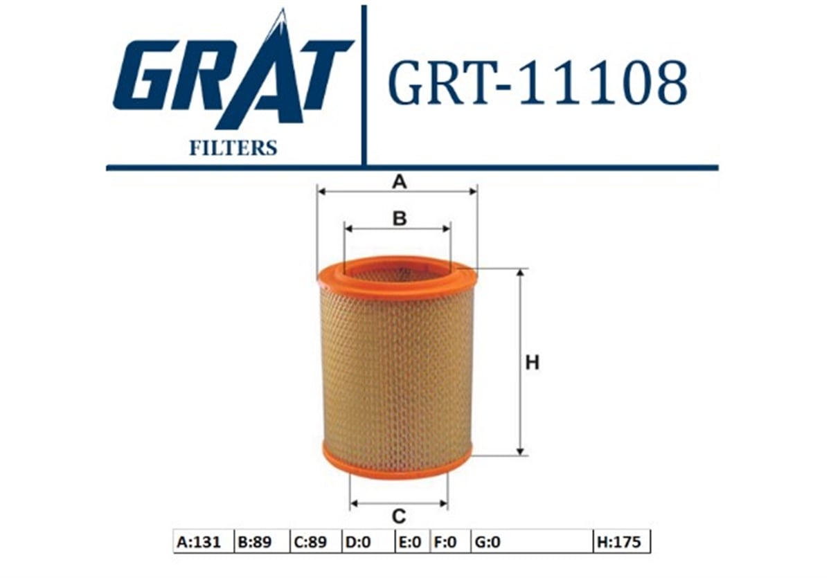 YEDEK PARÇAHAVA FILTRESI DIS TELLI  RENAULT R12 6000046003 -GRT-11108GRATGRT-11108