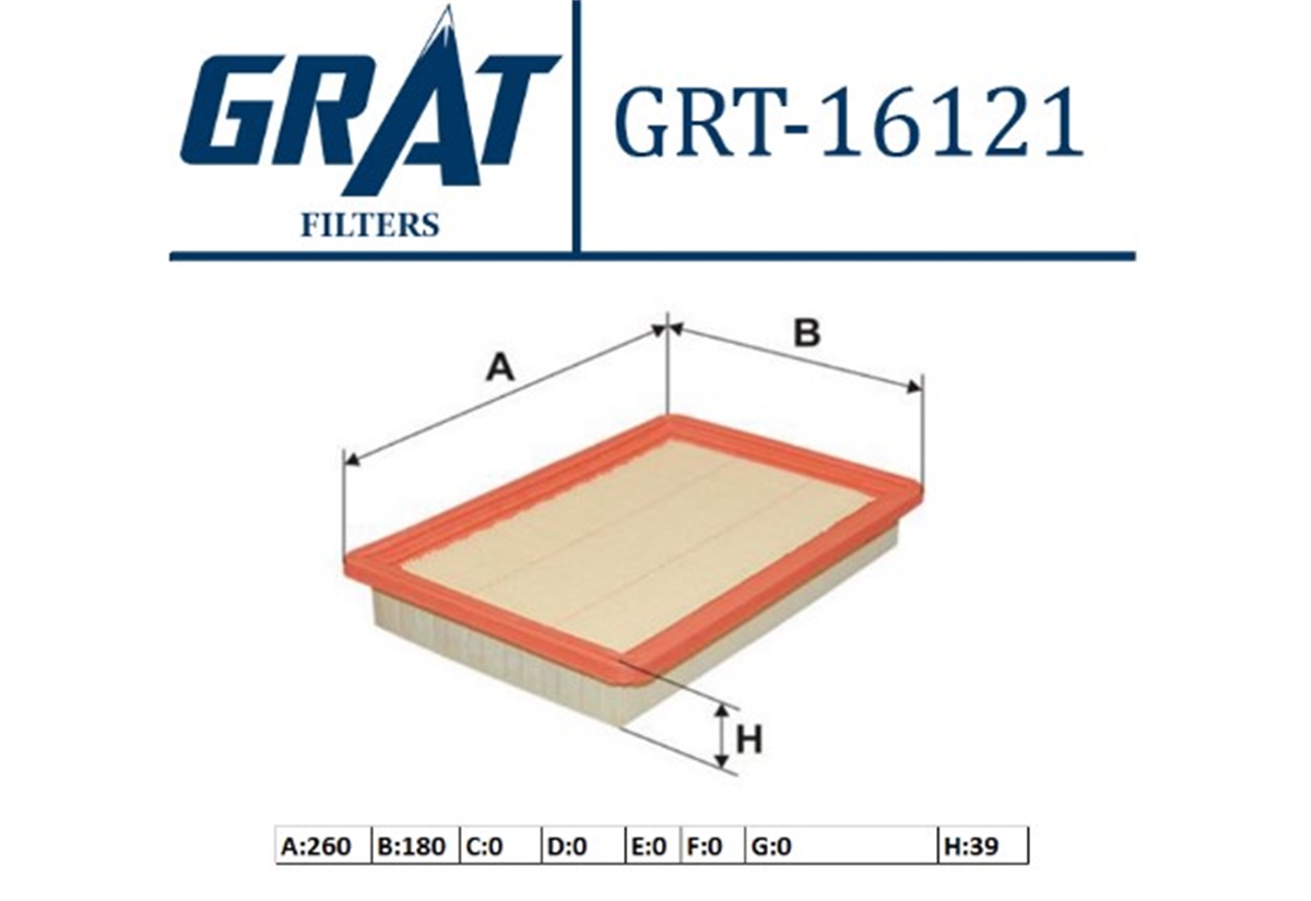YEDEK PARÇAHAVA FILTRESI - HYUNDAI ELANTRA 96>00  2811323001 -GRT-16121GRATGRT-16121