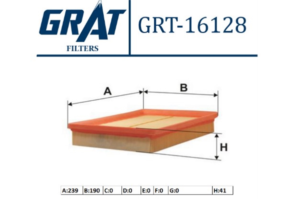 YEDEK PARÇAHAVA FILTRESI - HYUNDAI SONATA 98>04  2811337101 -GRT-16128GRATGRT-16128