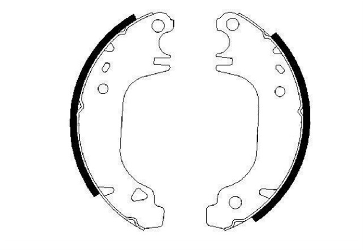 YEDEK PARÇAKAMPANA BALATA  RENAULT R5 R9 R11 86 - 95 / PEUGEOT 309 85 - 93 7701202287 -MGA-54600MGAMGA-54600