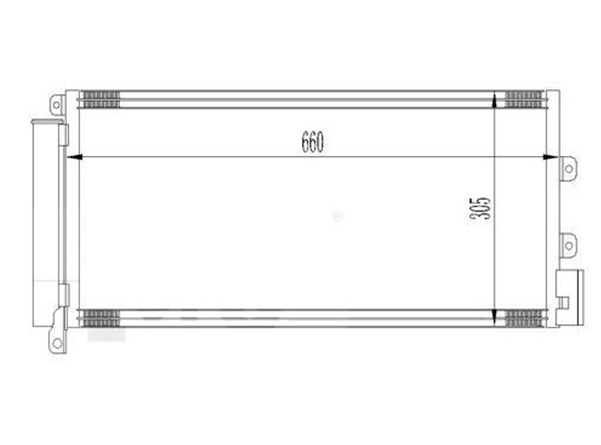 YEDEK PARÇAKLIMA RADYATORU (FIAT: LINEA 1.3 JTD 1.4 T-JET 06.07> )MGAMGA-82224