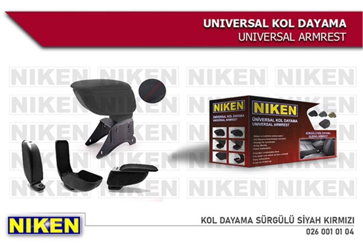 YEDEK PARÇAKOL DAYAMA SÜRGÜLÜ SİYAH KIRMIZI NIKEN 0260010104NIKENNIKEN 0260010104