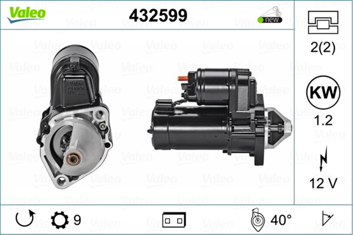 YEDEK PARÇAMARŞ MOTORU D6RA 21 MOTO GUZZI VALEO 432599VALEOVALEO 432599