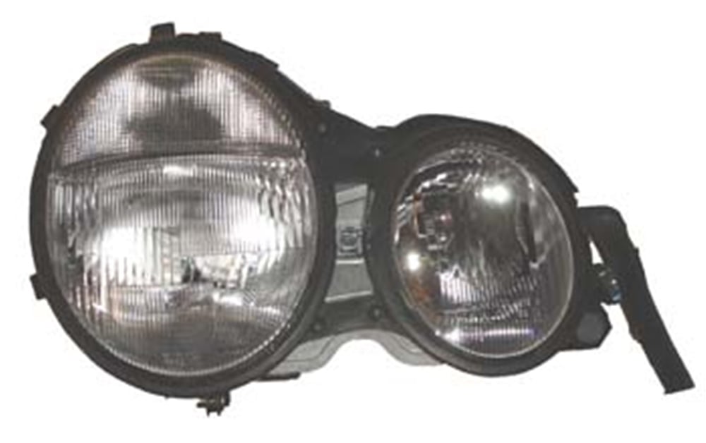 YEDEK PARÇAMercedes E Class- W210- 96/99 Far Lambası Sağ Vakum Ayarlı H7/H7 (Çizgili Camlı) (Djauto) 210-820-0461,MEYDAN2150-1001
