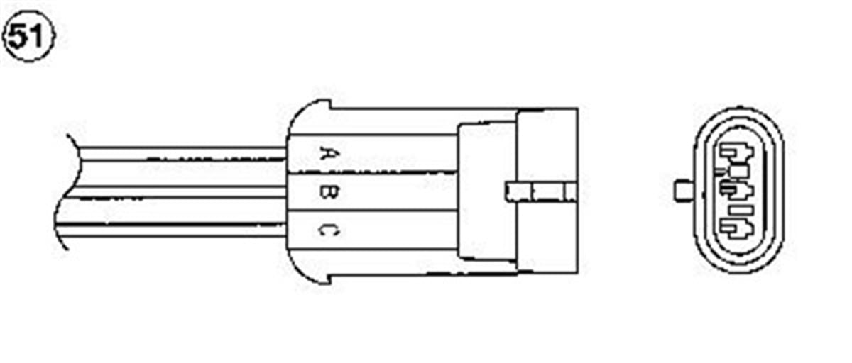 YEDEK PARÇAOTA6F-3A1 OKSİJEN SENSÖRÜ NGK 1928NGKNGK 1928
