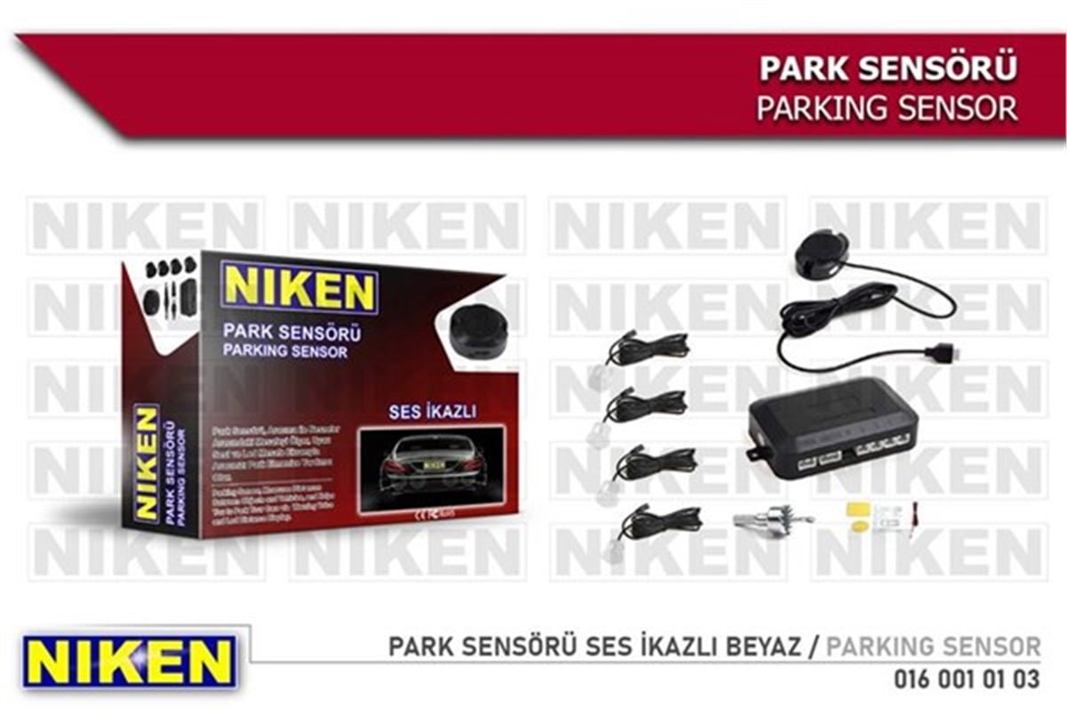 YEDEK PARÇAPARK SENSÖRÜ SES İKAZLI BEYAZ NIKEN 0160010103NIKENNIKEN 0160010103