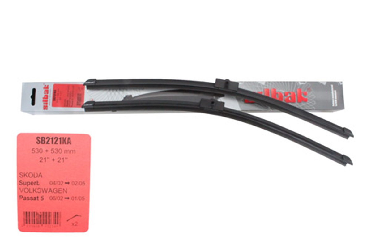YEDEK PARÇAPASSAT-SUPERB 01>04 ÖN SİLECEK SÜPÜRGE TAKIM : MUZ TİPİ (530+530 MM) SIL 3B0998002A SB2121KAPARCAWORLDSIL 3B0998002A