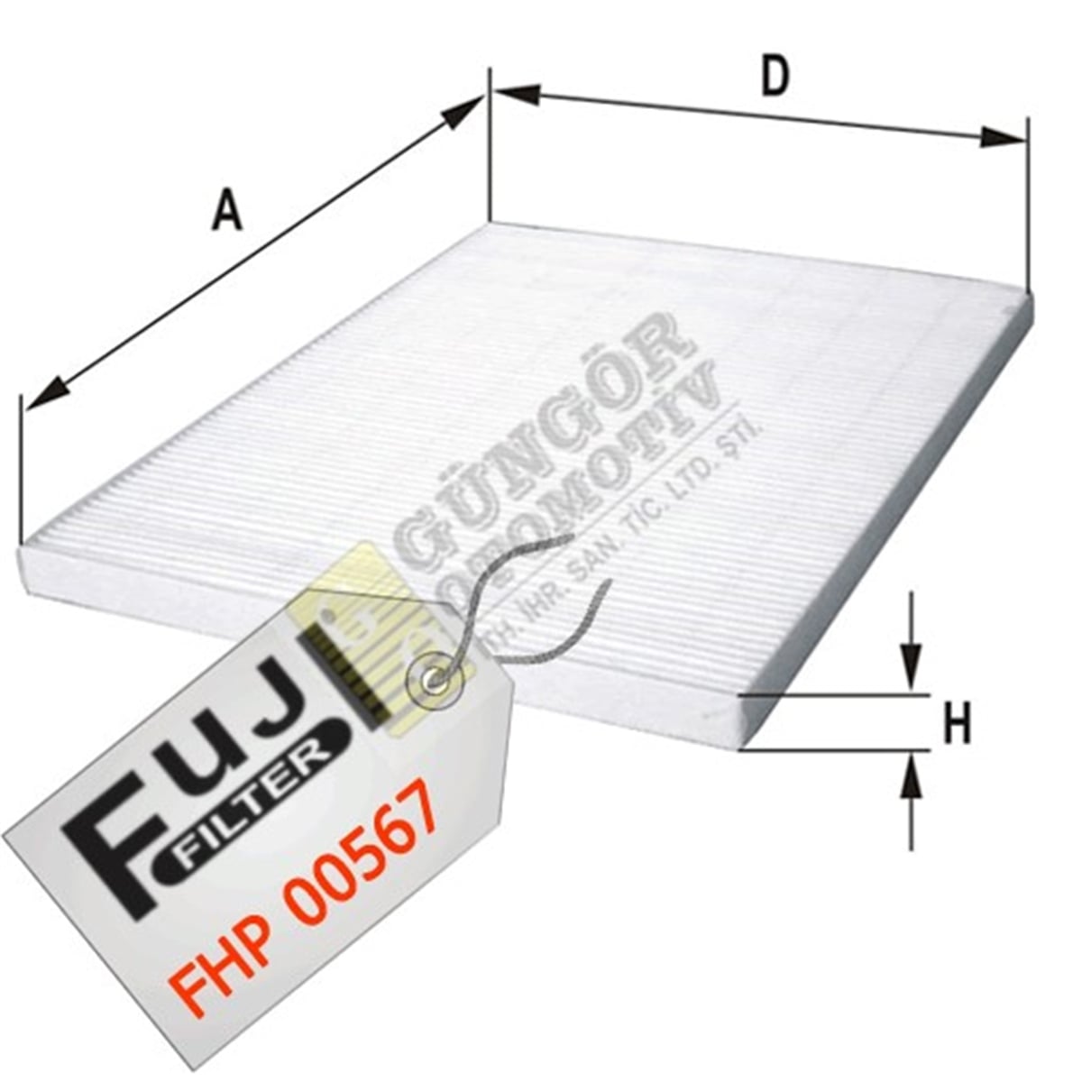YEDEK PARÇAPOLEN FİLTRESİ ERAFUJİ*FHP-00567