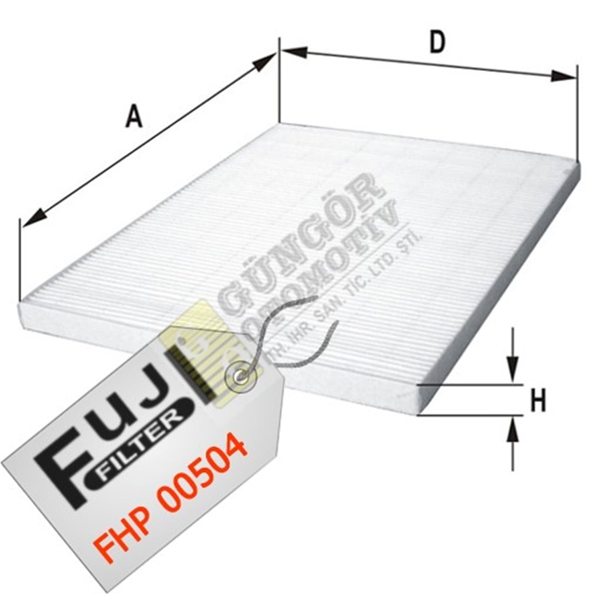YEDEK PARÇAPOLEN FİLTRESİ FOCUS 1998>FUJİ*FHP-00504