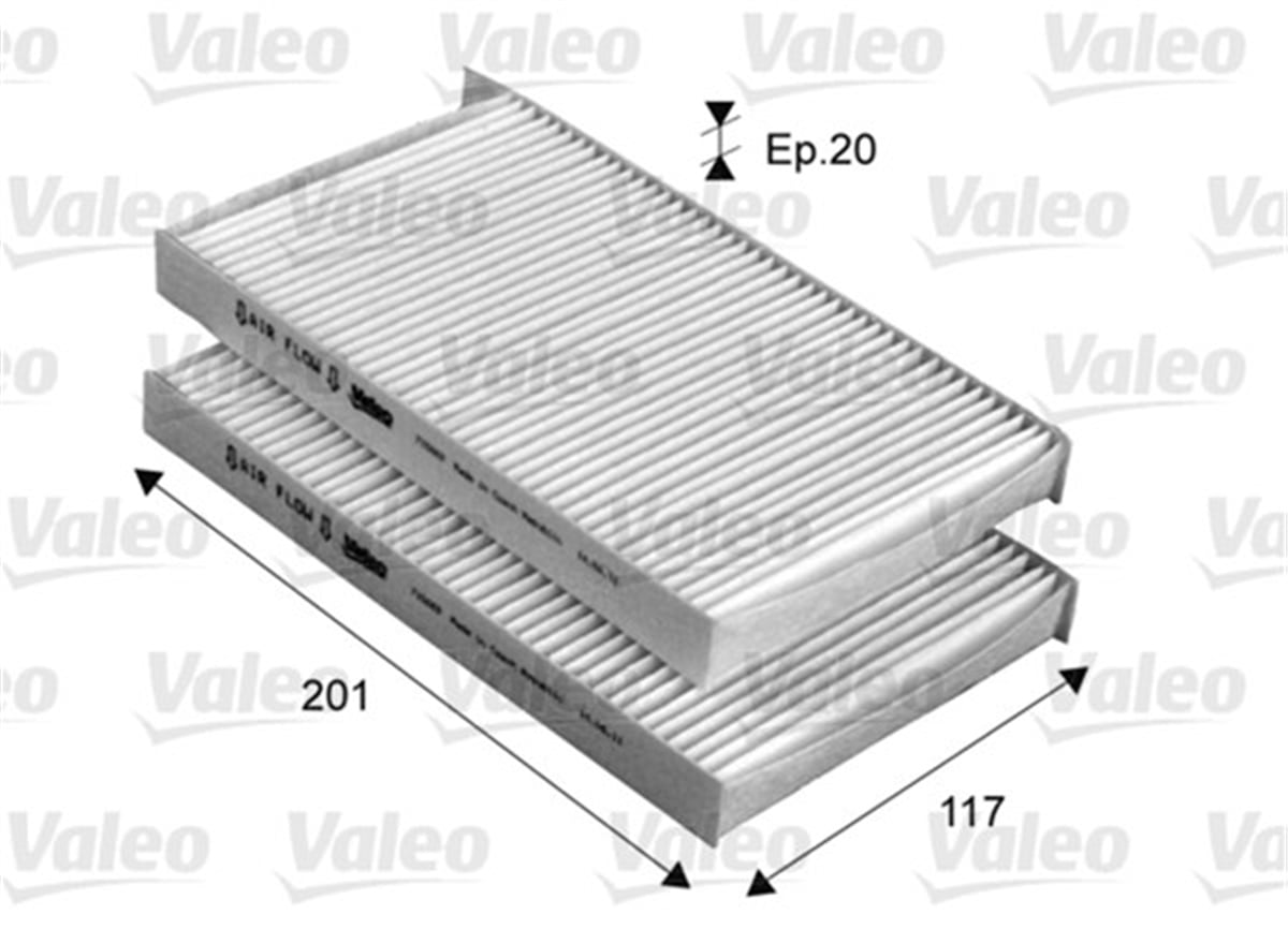 YEDEK PARÇAPOLEN FİLTRESİ H1 PANELVAN MİN. 08 VALEO 715669VALEOVALEO 715669