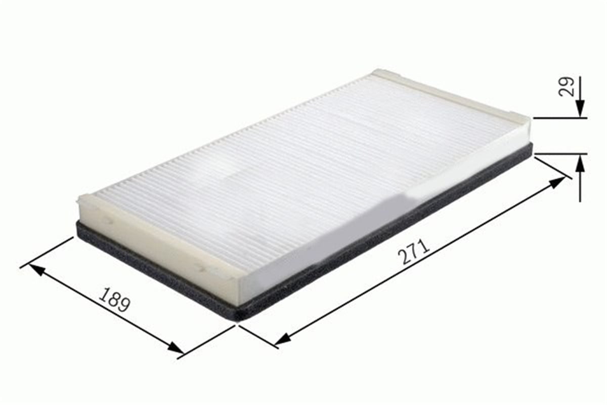 YEDEK PARÇAPOLEN FİLTRESİ P405-P309 CU2861 SARDES SC571SARDESSARDES SC571