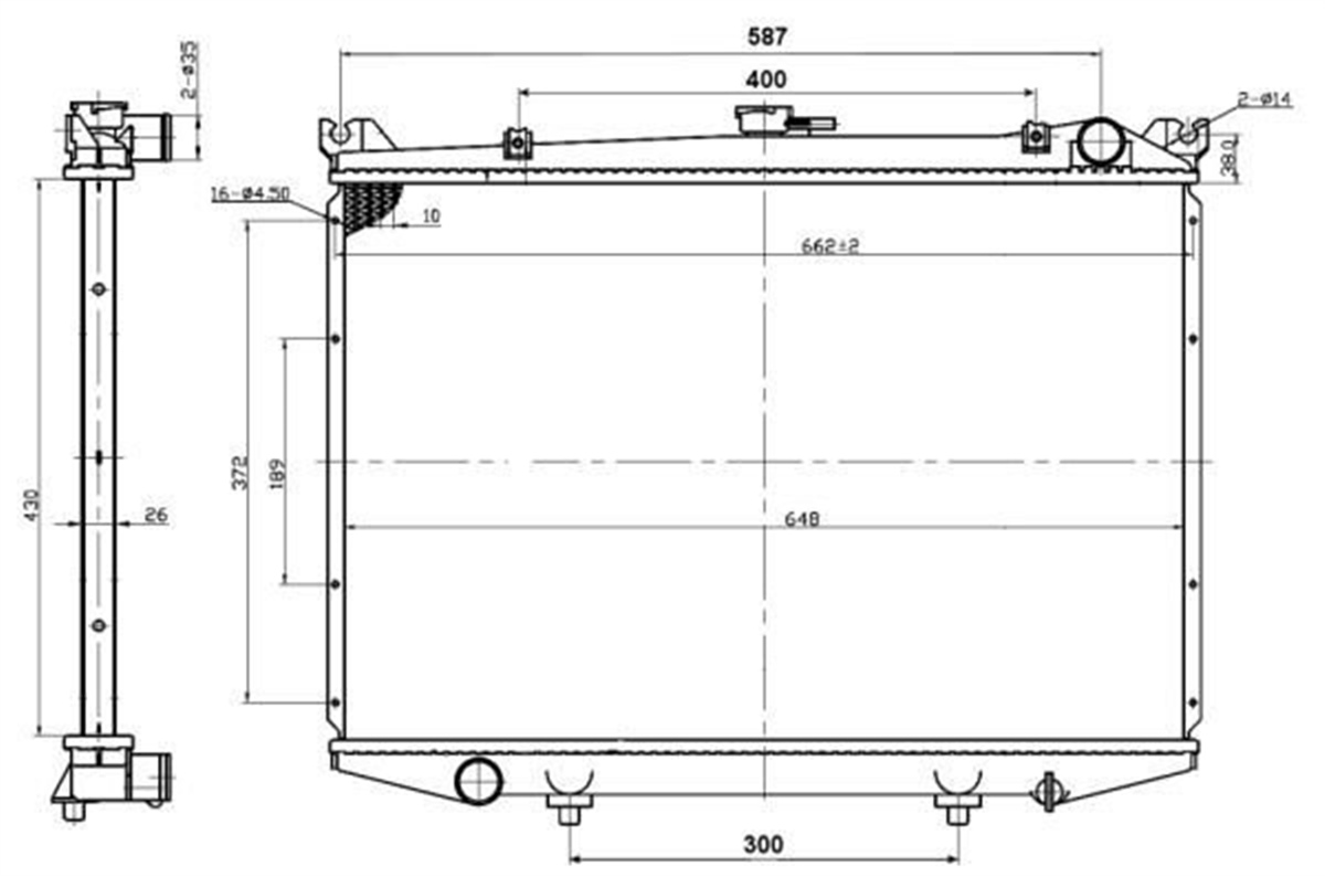 YEDEK PARÇARADYATOR BRAZİNG RIW NI81804RIWRIW NI81804