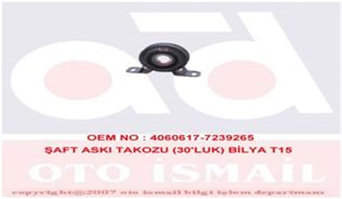 YEDEK PARÇAŞAFT ASKI TAKOZU 30 LUK BİLYA T15 MKS 426MKSMKS 426