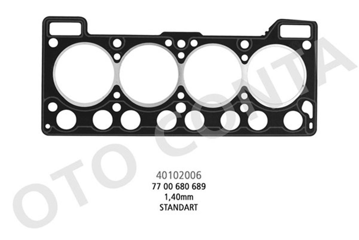 YEDEK PARÇASİLİNDİR KAPAK CONTASI R12 1400 SİYAH OTOCONTA 40102006OTOCONTAOTOCONTA 40102006