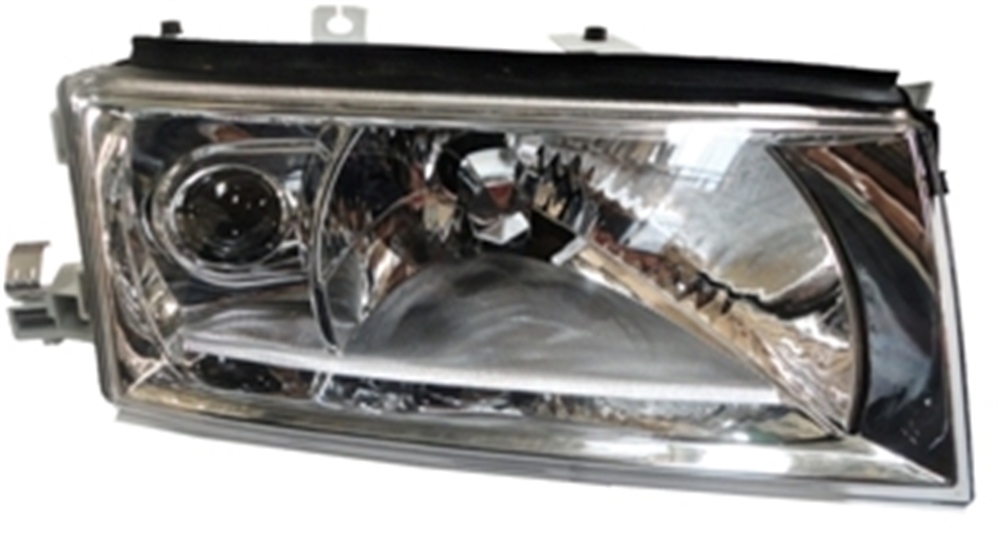 YEDEK PARÇASkoda Octavıa- 01/10 Far Lambası Sağ Elektrikli/Motorsuz/Mercekli (Şeffaf Cam) (8Fiş) (H4/H3) 1Z1941018DMEYDAN1386-1003
