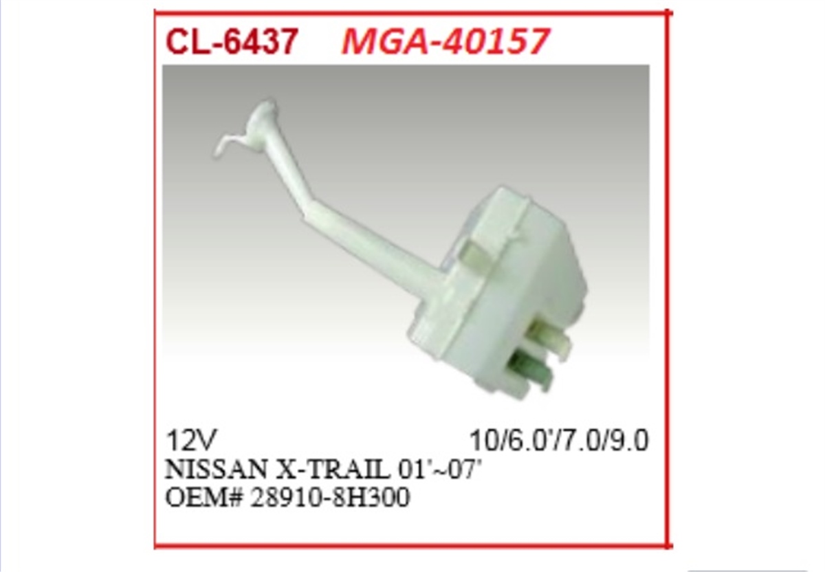 YEDEK PARÇASU FISKIYE DEPOSU MOTORLU-NISSAN XTRAIL 01>07   289108H300 -MGA-40157MGAMGA-40157