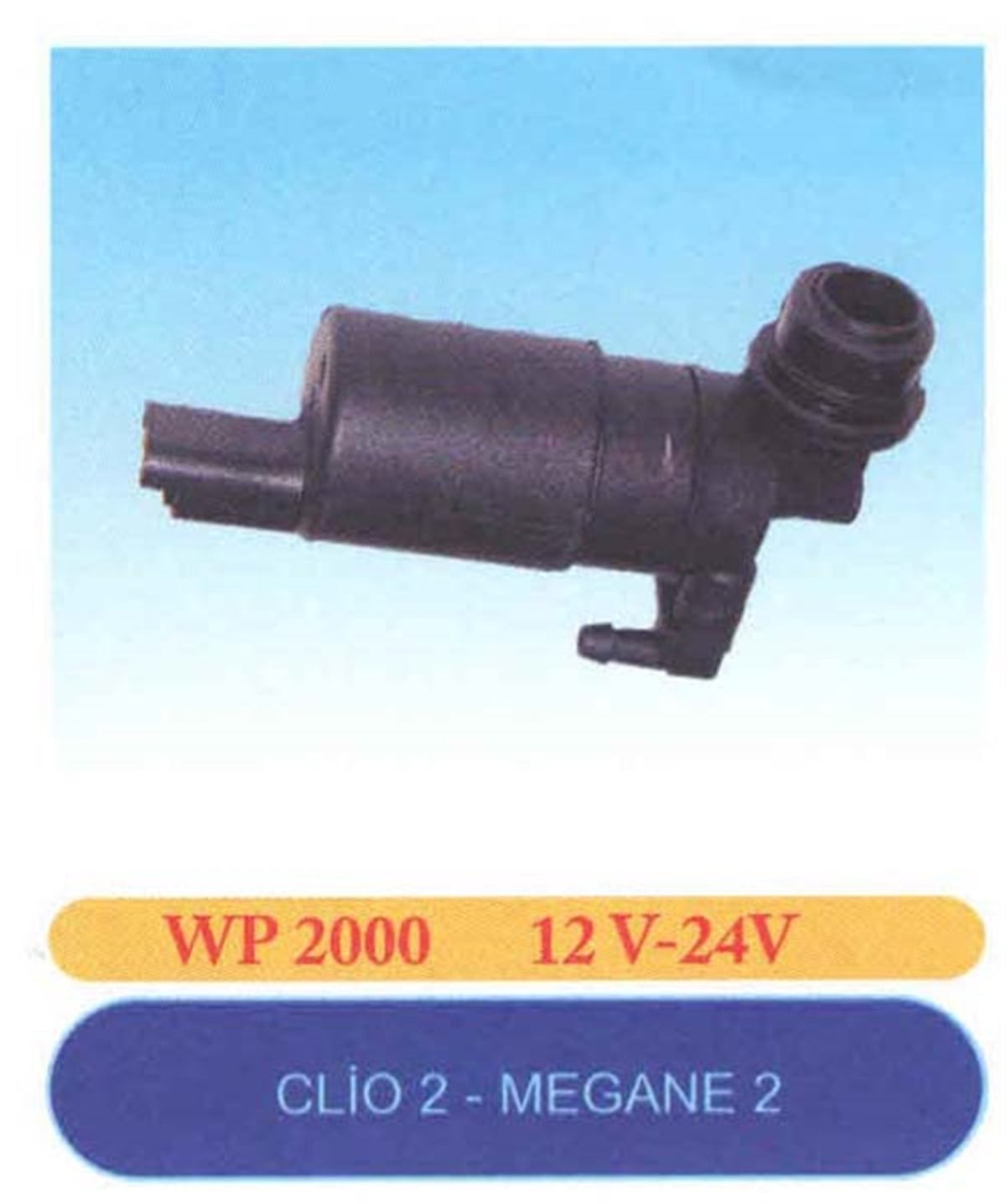 YEDEK PARÇASU FİSKİYE MOTORU TEK ÇIKIŞ MEGANE II/CLİO II/PARTNEREMAEMA-WP2000