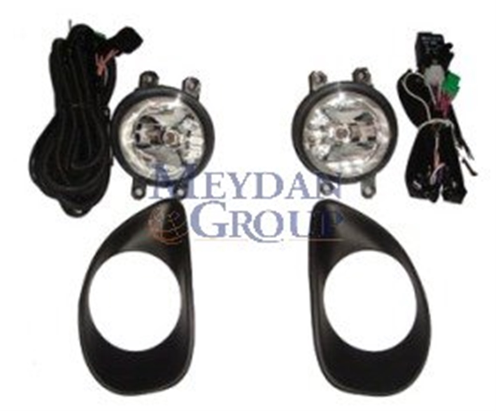 YEDEK PARÇAToyota Yarıs- 06/09 Sis Lambası Sağ/Sol Set 2 Parça (Çerçeve/Role/Düğme/Tesisat İle Birlikte) 81220-0D040MEYDAN217-1009B