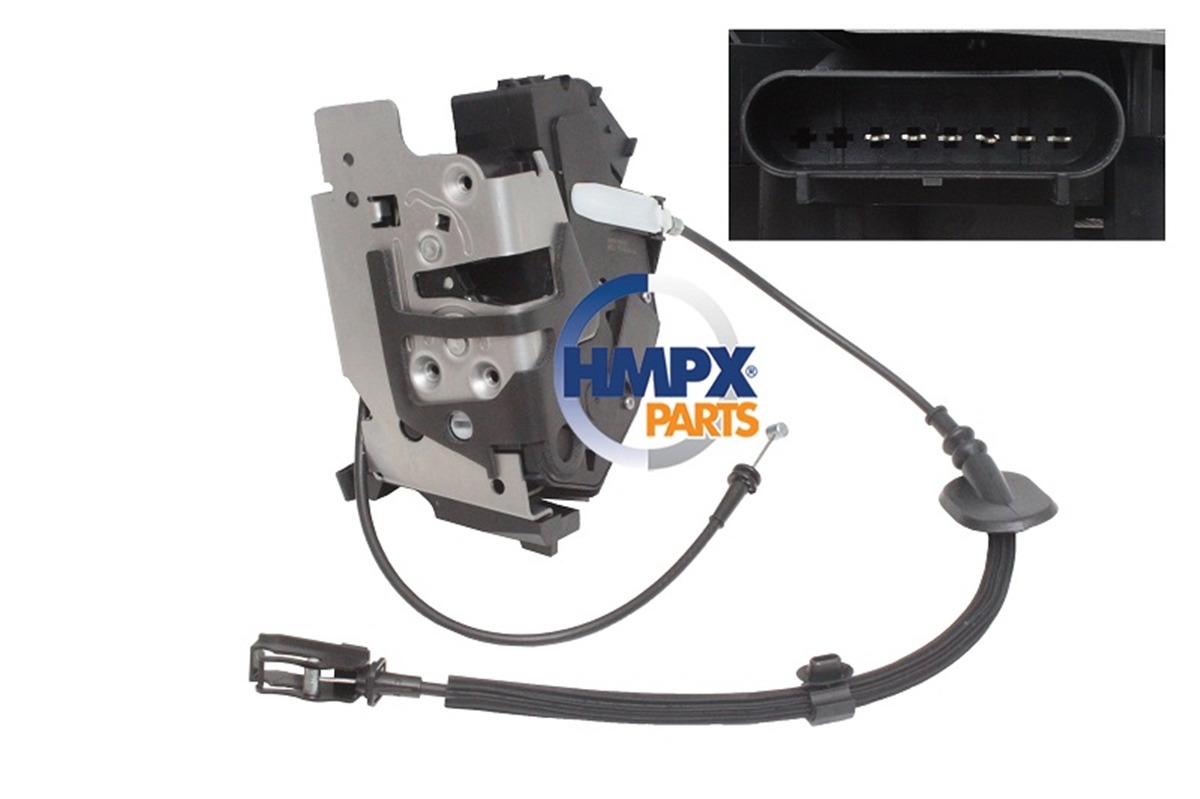 YEDEK PARÇATRANSIT CUSTOM V-362  12> KAPI KİLİDİ ÖN SAĞ : ELEKTRİKLİ KAPLAMALI ( 6 FİŞLİ) HMP BK21 V219A64 AL HMP FD-196-131PARCAWORLDHMP BK21 V219A64 AL