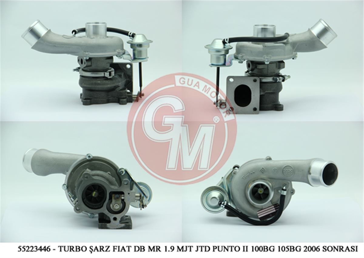 YEDEK PARÇATURBO KOMPLE 100-105 BEYGİR DOBLO/MAREA 1.9 JTD 2006-2010 Y.MGUAGUA-40615