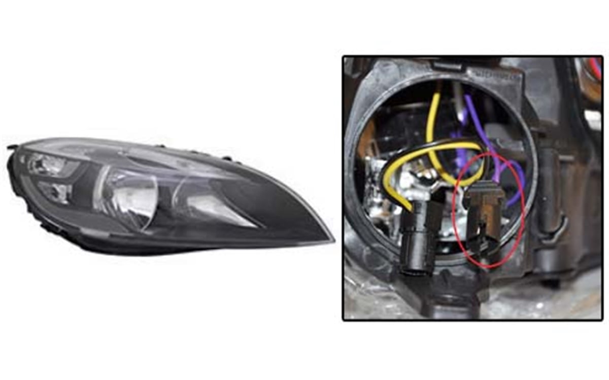 YEDEK PARÇAVOLVO V40 FAR ELEKTRİK MOTORLU SİN.KABLOLU SAĞ 12- ORJİNAL REF. NO: 31283327 UYUMLU VOL1040040DEGAVOL1040040