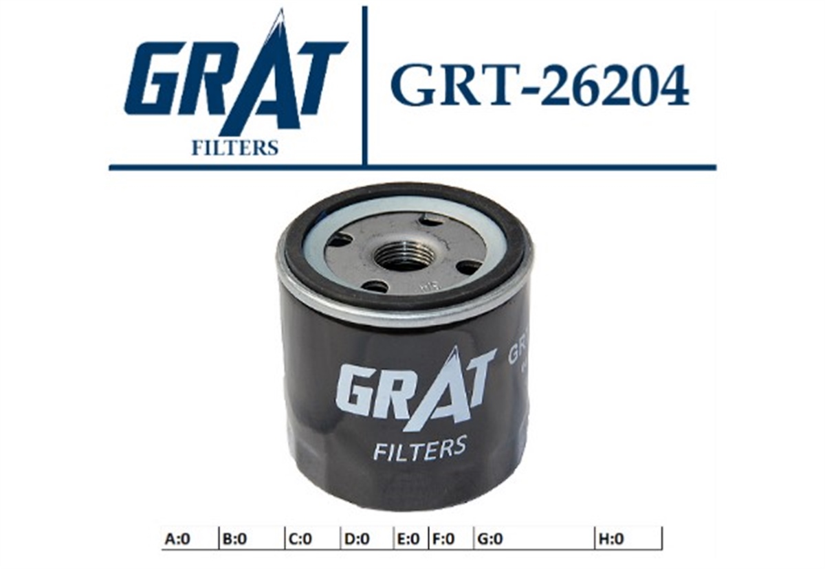 YEDEK PARÇAYAG FILTRESI VW CADDY 16-  GOLF 13-  PASSAT 15-  POLO 15-  AUDI A3 13-20  SEAT LEON 13-  SKODA OCTAVIA 13- 04E115561H -GRT-26204GRATGRT-26204