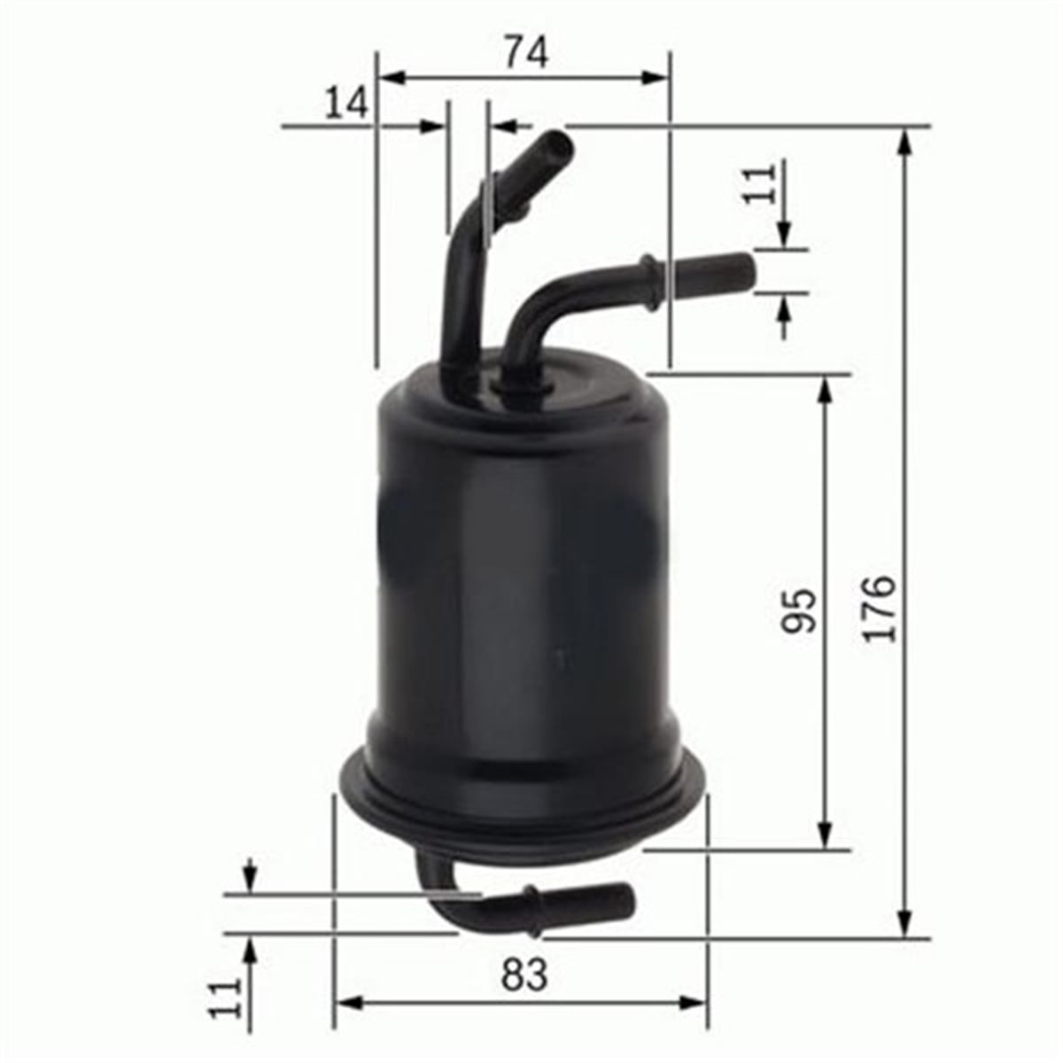 YEDEK PARÇAYAKIT FİLTRESİ A4-A6 2.0 TFSİ 6 BAR WK720.4 SARDES SF238SARDESSARDES SF238