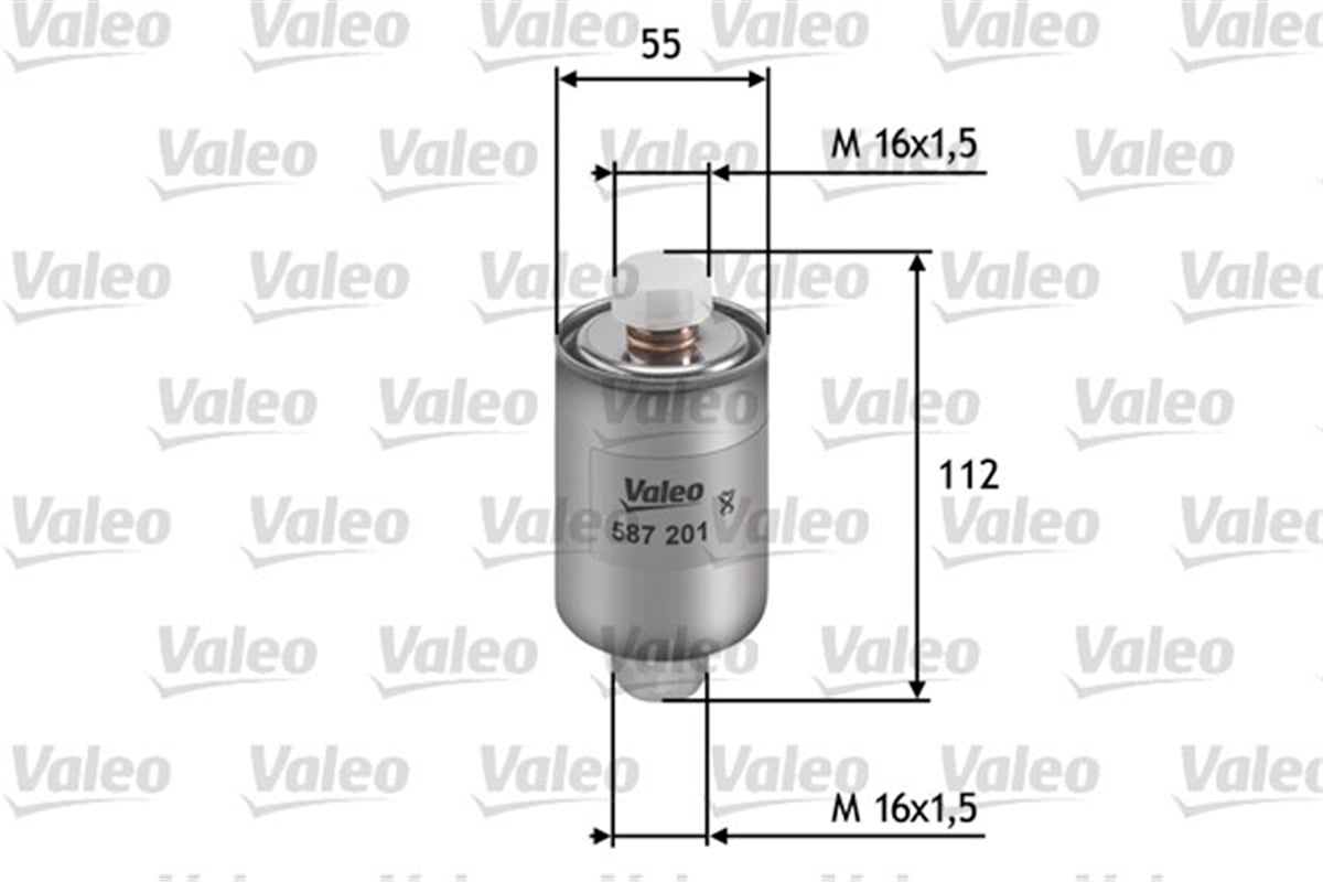 YEDEK PARÇAYAKIT FİLTRESİ BENZİN ROVER 200 214 1.4 GSI.SI VALEO 587201VALEOVALEO 587201