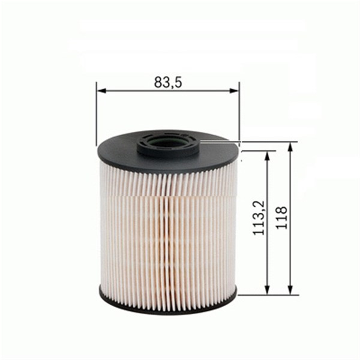 YEDEK PARÇAYAKIT FİLTRESİ C5 2.7HDI 08-C6 2.7HDI 05-P.407 2.7HDI 05- SU AYRAÇLI KAĞIT SARDES SF307SARDESSARDES SF307