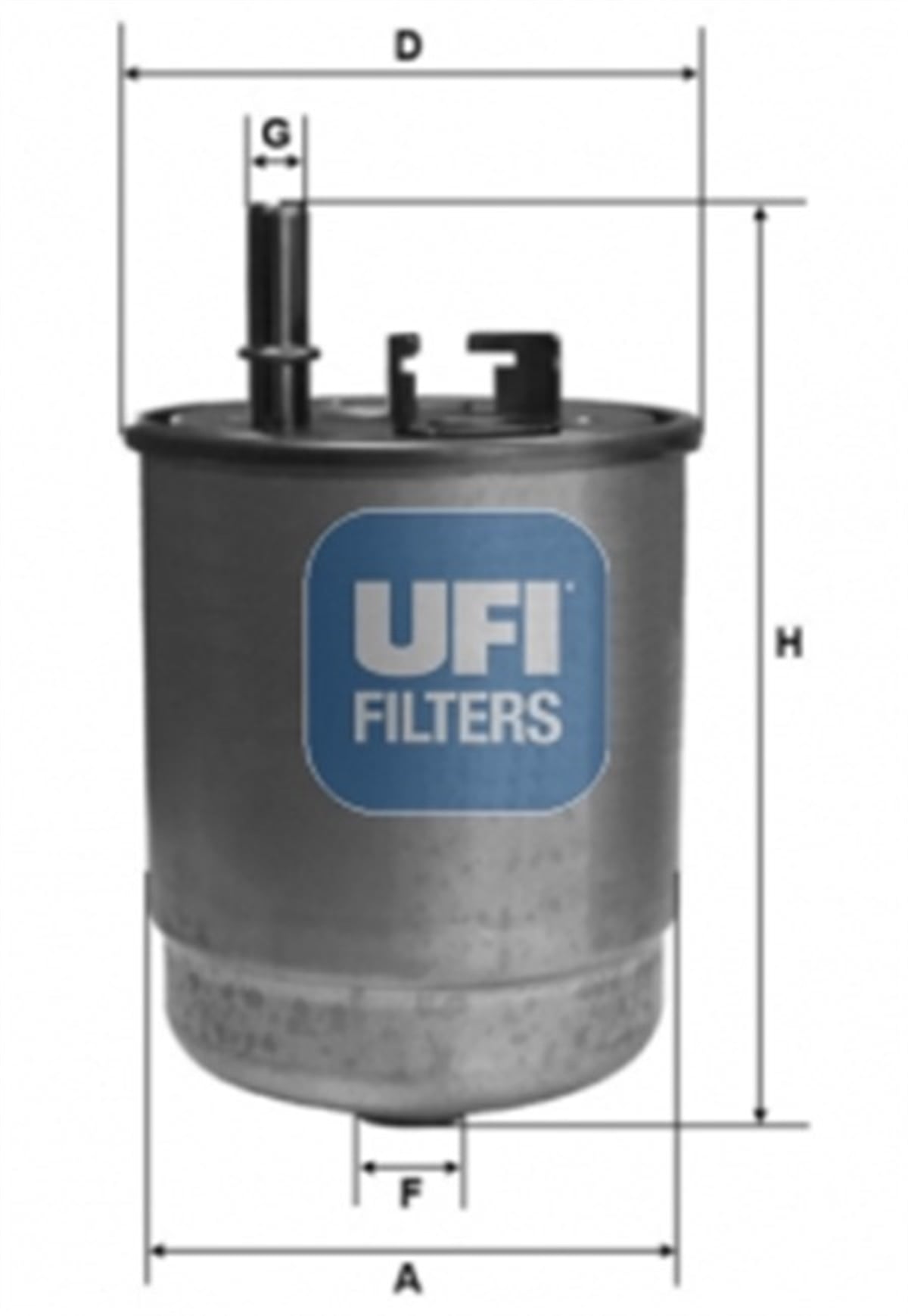YEDEK PARÇAYAKIT FİLTRESİ İ30 1.6 CRDİ 17 UFI 2412900UFIUFI 2412900
