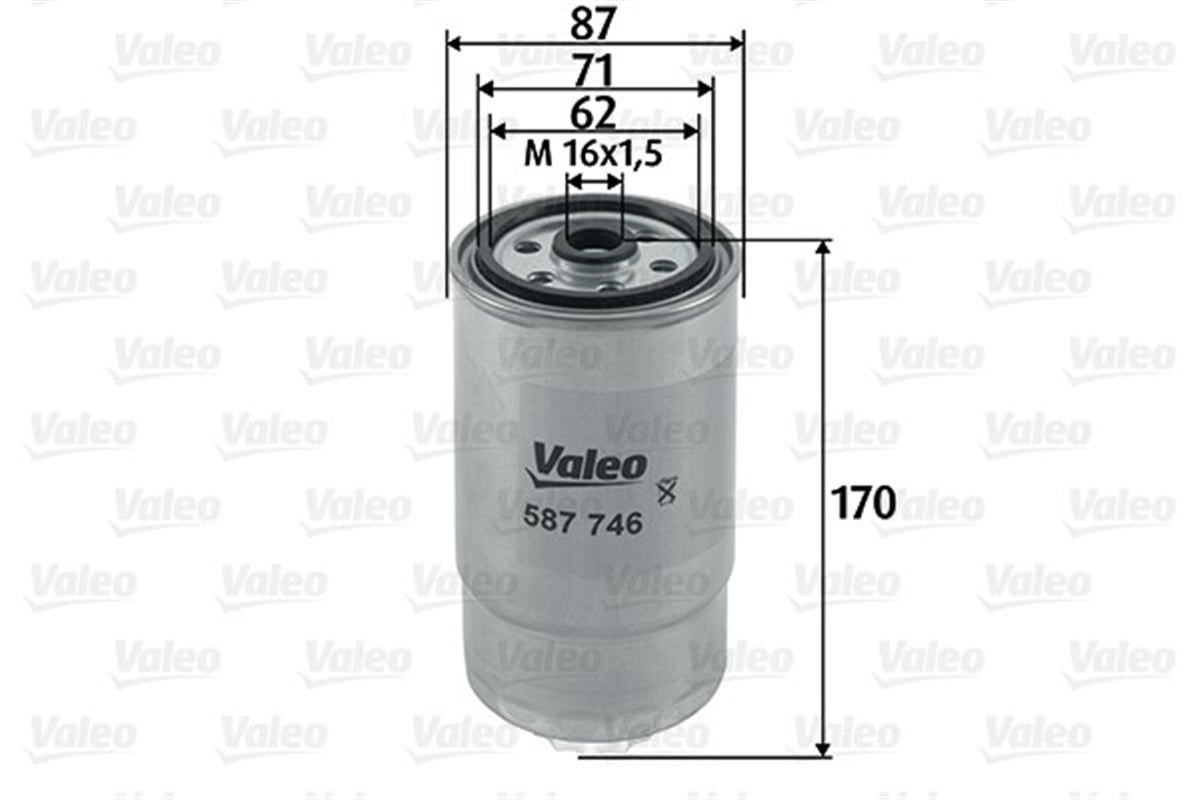 147YAKIT FİLTRESİ MAZOT ALFA ROMEO 147 1.9 JTD 16V VALEO 587746VALEOVALEO 587746