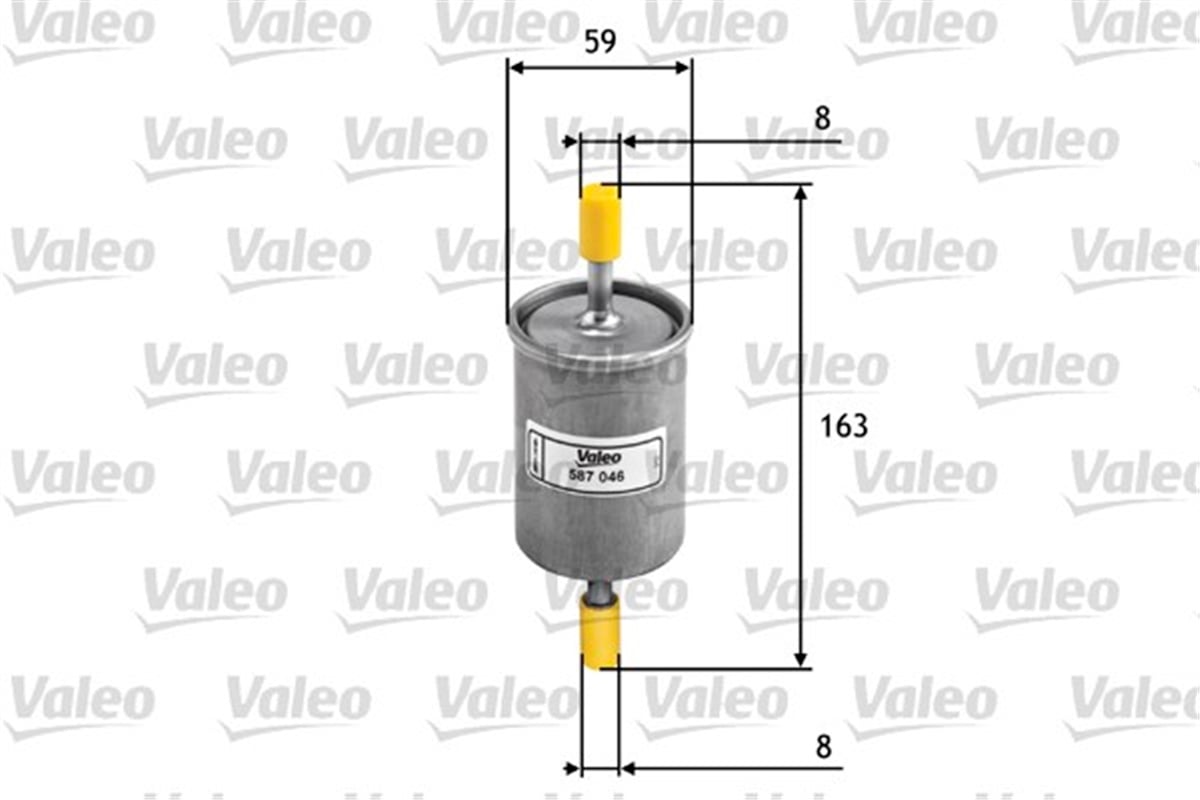 156YAKIT FİLTRESİ BENZİN ALFA ROMEO 156 1.6 16V T.SPARK VALEO 587046VALEOVALEO 587046