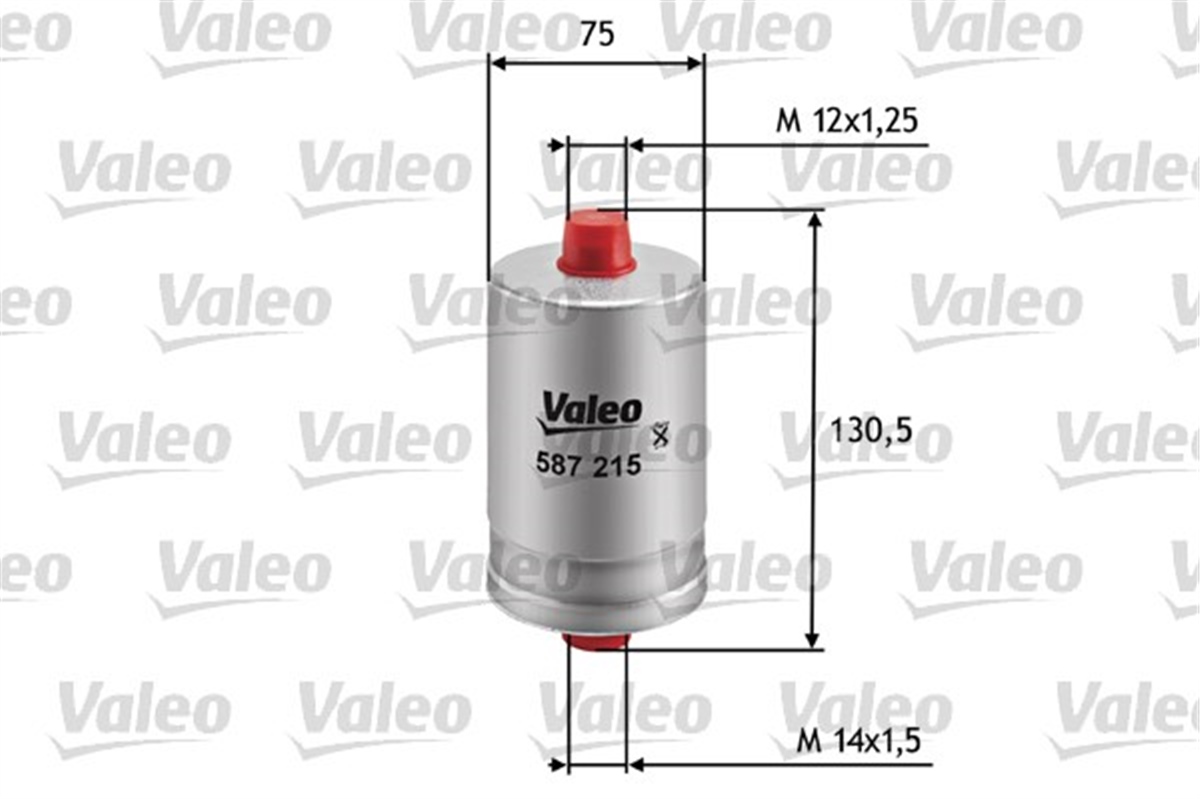 205YAKIT FİLTRESİ BENZİN PEUGEOT 205 II 1.1 - 1.0 VALEO 587215VALEOVALEO 587215