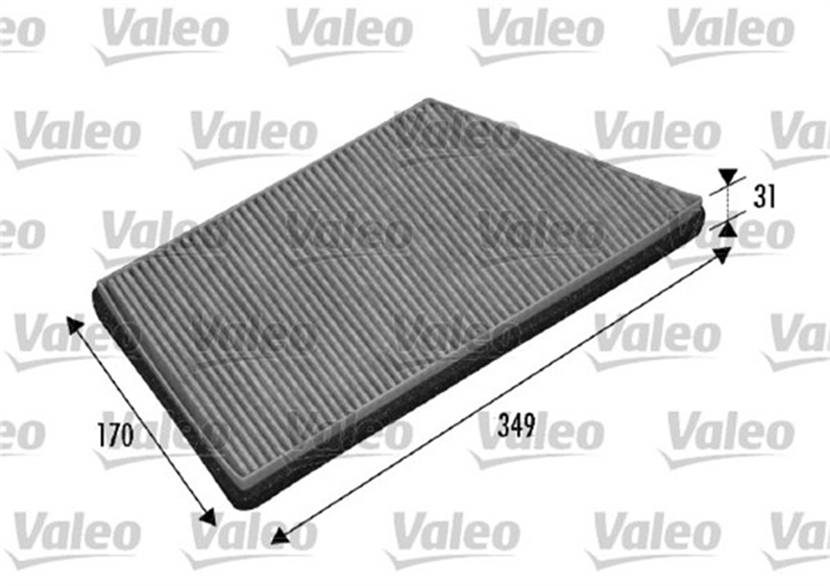 206POLEN FİLTRESİ PEUGEOT 206 CA VALEO 698749VALEOVALEO 698749