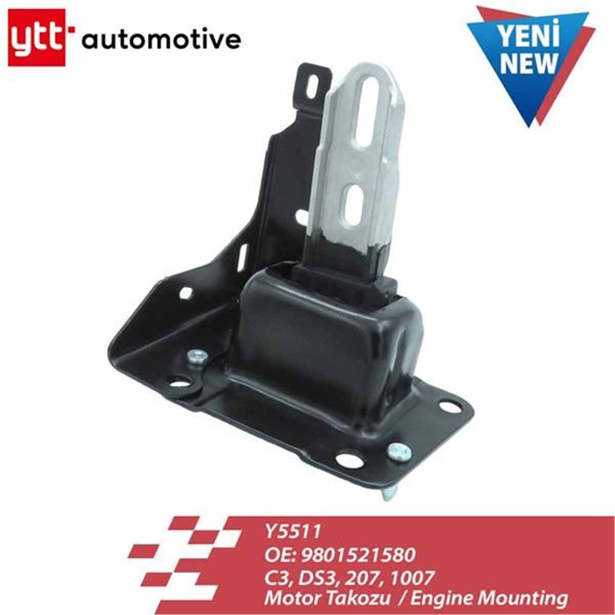 207MOTOR TAKOZU P207 06 P1007 07 C3 I 02 C3 II-C3 PICASSO-DS3 09 1.6 HDİ-VTİ YTT 5511YTTYTT 5511