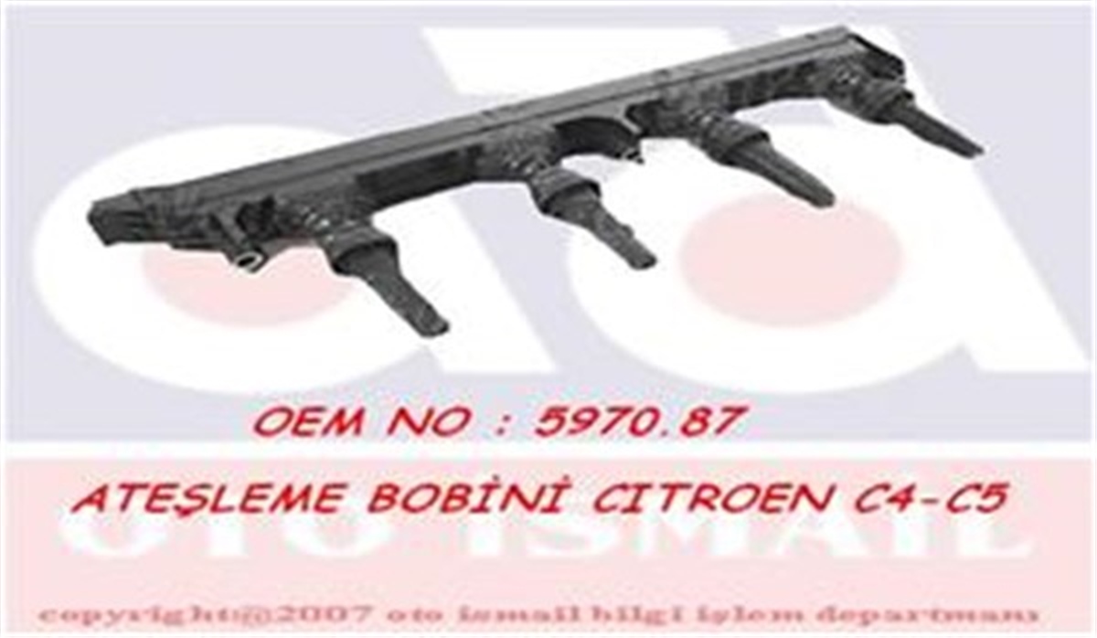 307ATEŞLEME BOBİNİ P308 2.0CVVT 08-14 C4-C5-P307 2.0 16V 05-07 P407-P807 EXPERT JUMPY 2.0 VALEO 245101VALEOVALEO 245101