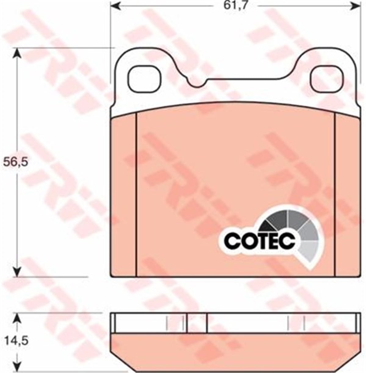 940ARKA BALATA VOLVO 850 91-96 C70 97-05 S70 97-00 V70 97-00 940 94-98 TRW GDB1160TRWTRW GDB1160