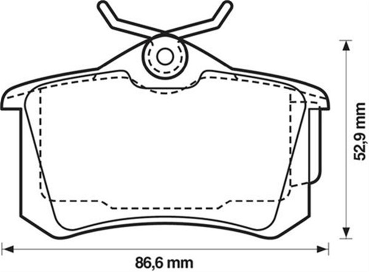 A3ARKA BALATA MEGANE II-LGN-GOLF III-IV-PASSAT III-POLO-C3-C4-P307-AUDI A3-A4 OEK 440605839ROEKOEK 440605839R