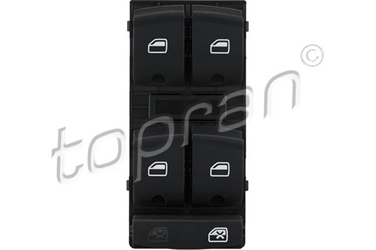 A3DÖRTLÜ CAM DÜĞMESİ AUDI A3-A6-Q7 05-15 TOPRAN 114754755TOPRANTOPRAN 114754755