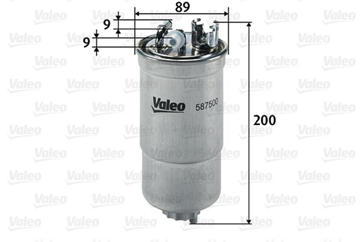 A3YAKIT FİLTRESİ MAZOT VOLKSWAGEN GOLF IV 1.9 TDI-PASSAT-AUDI A3.A4 VALEO 587500VALEOVALEO 587500