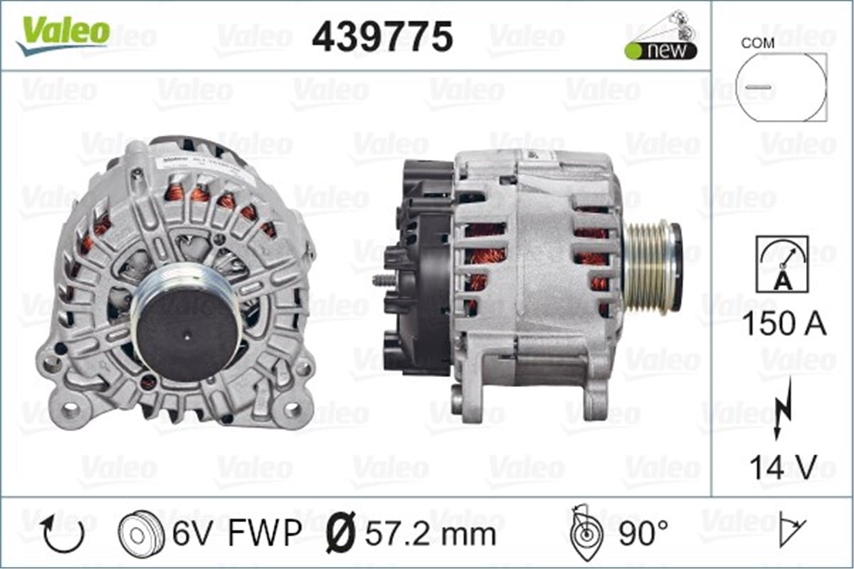 A4ALTERNATÖR AUDI A4 A5 ESKİ 439644 VALEO 439775VALEOVALEO 439775