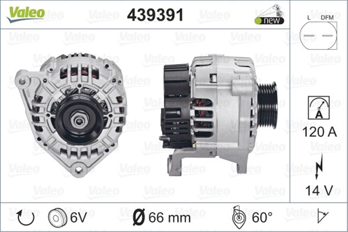 A4ALTERNATÖR AUDI A4 VALEO 439391VALEOVALEO 439391