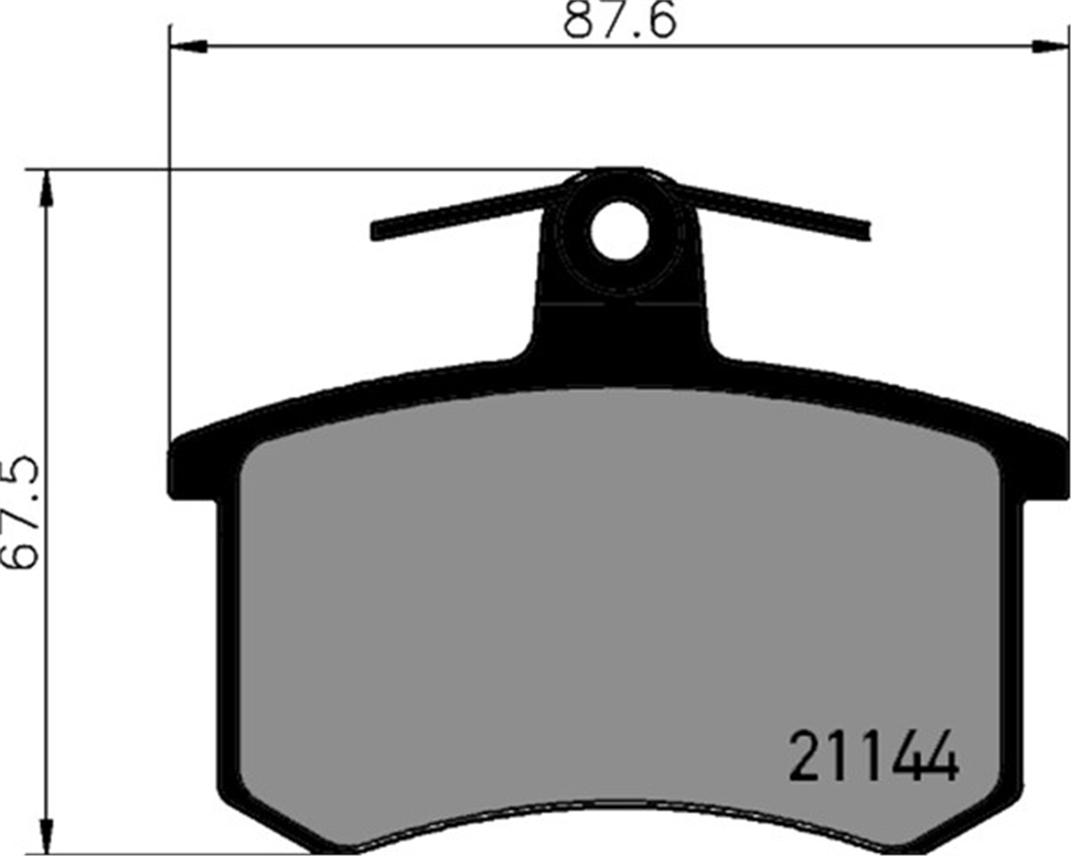 A4ARKA BALATA AUDI A4 95-00 A6 94-07 A8 95-00 80-100-100 AVANT VALEO 598125VALEOVALEO 598125