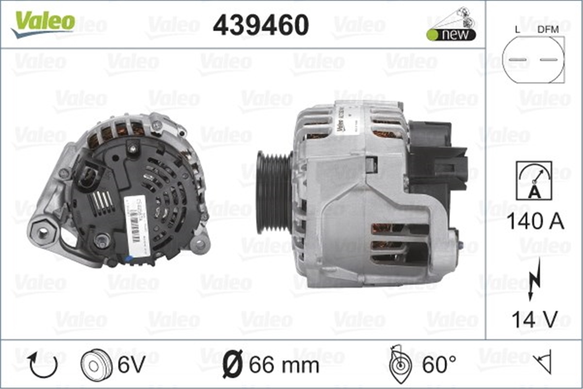 A6ALTERNATÖR AUDI A6 VALEO 439460VALEOVALEO 439460