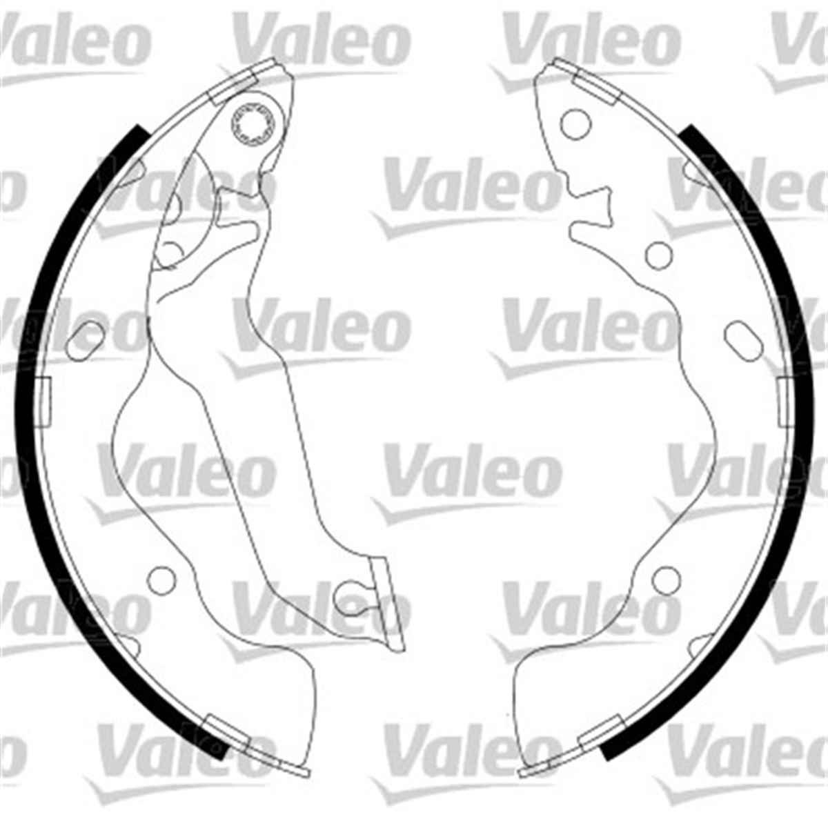ACCENTARKA PABUÇ BALATA ACCENT 1.3 1.6 1.5CRDİ 00.05 ELANTRA 1.6 1.8 01-06 MATRİX X 1.5CRDI 04 203X39 VALEO 564034VALEOVALEO 564034