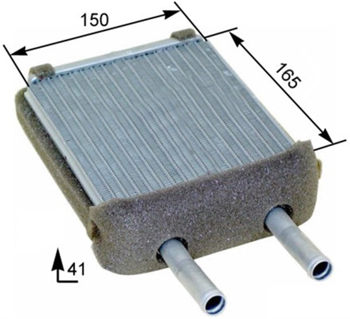 ACCENTKALORİFER RDAYATÖRÜ BRAZİNG ACCENT 94-99 -GETZ 1.3 02-06 167X165X26 ORIS KHY017ORISORIS KHY017