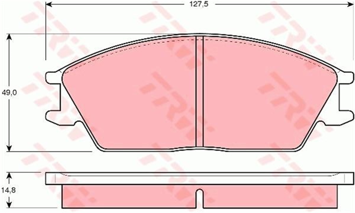 ACCORDÖN BALATA HONDA ACCORD -86 HYUNDAI ACCENT EXCEL -06-98 - S COUPE FİŞSİZ GDB373 TRW GDB373TRWTRW GDB373