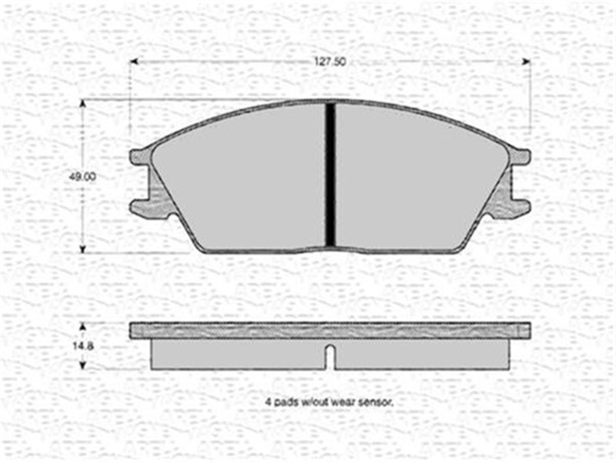 ACCORDÖN BALATA HONDA ACCORD -86 HYUNDAI ACCENT EXCEL -06-98 - S COUPE FİŞSİZ GDB373 MARELLI 323700012800MARELLIMARELLI 323700012800